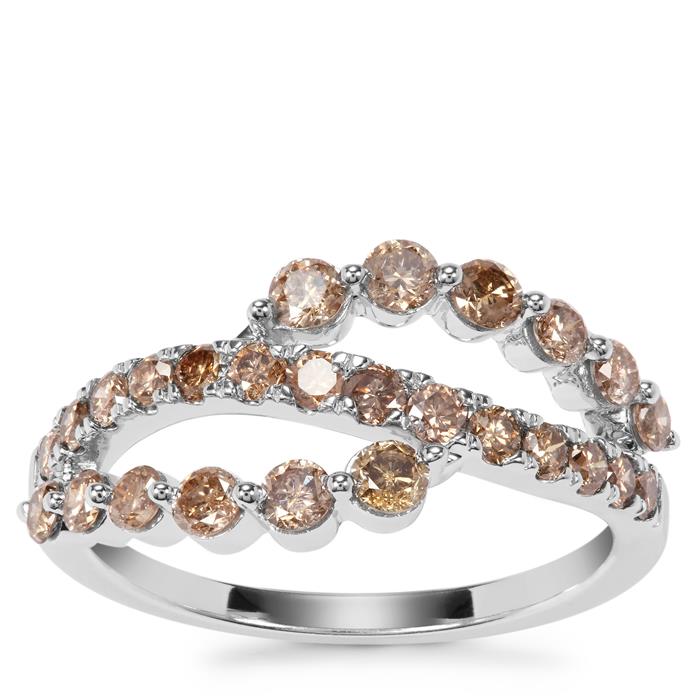 1.03ct Argyle Diamond 9K White Gold Ring