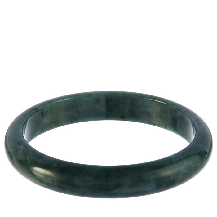 Type A Olmec Blue Jadeite Bangle 235cts Gemporia