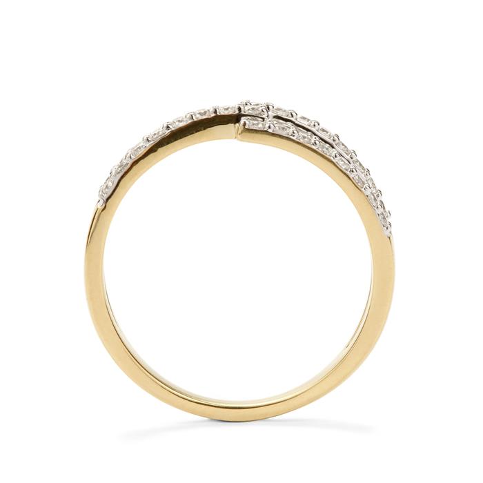 Canadian Diamond Ring in 9K Gold 0.34ct | Gemporia