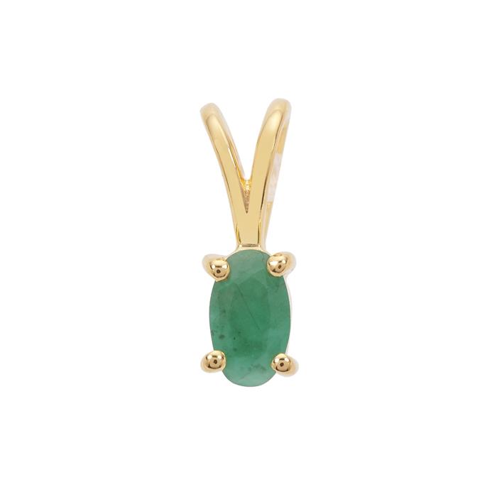 0.21ct Sakota Emerald Midas Pendant Gemporia